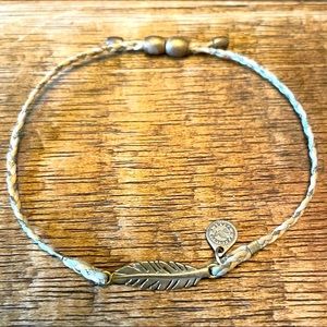 Alex and Ani Feather Precious Threads Bracelet